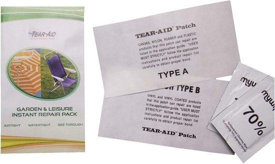 Reparatietape Set - Waterdichte Plakstrips - Tuin en Buiten - Twee Soorten Strips - 145x75mm Per Strip - Transparant