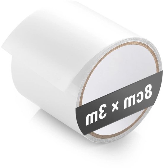 Reparatietape - Tent Plakband - Buitenactiviteiten Repareren - Professioneel Waterdicht - 8 cm x 3 m - Transparant