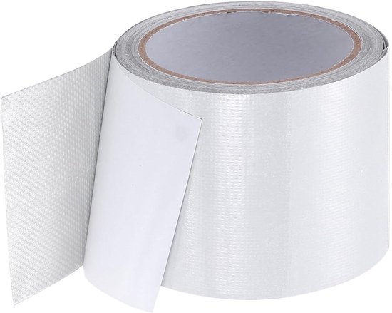 Reparatietape voor Zeil - Waterdichte Tape - Scheuren Herstellen - Extreme Weerbestendig - 8m x 8cm - Wit