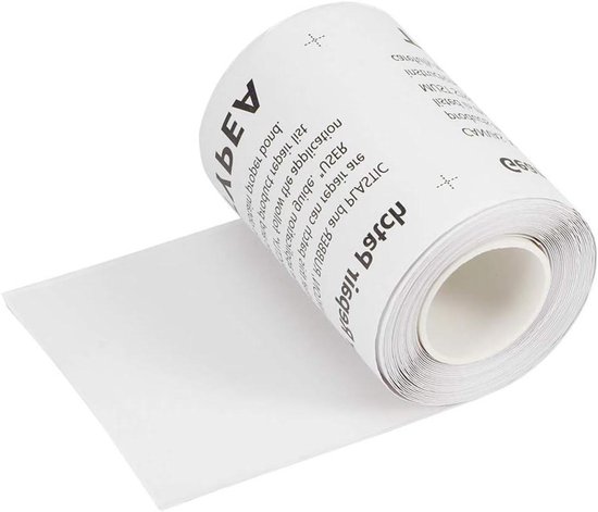 Reparatietape - Waterdichte patch - Opblaasbare producten repareren - Zelfklevend TPU materiaal - 7.5x375 cm - Transparant