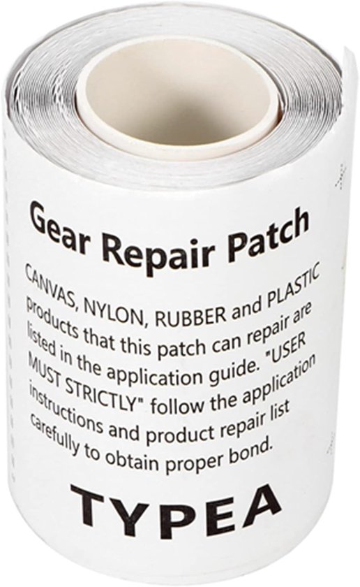 Reparatietape - Waterdichte Plakker - Opblaasbare Producten Repareren - Sterk Zelfklevend - 7.5 x 375 cm - Transparant van Merkloos