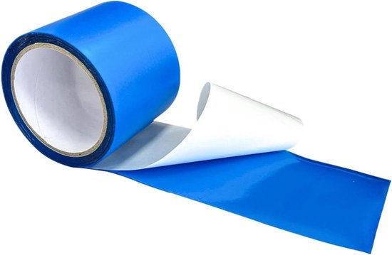 Reparatietape - Waterproof Patch - Tent Repareren - Scheurvast Materiaal - 10x1m - Blauw