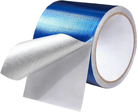 Reparatietape - Zeil tape - Buitenuitrusting repareren - Waterdicht en UV-bestendig - 8 cm x 8 m - Blauw