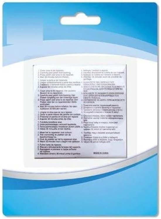 Reperatieset voor Zwembad - 10 Waterdichte Zelfklevende Zwembadplakkers van Bestway