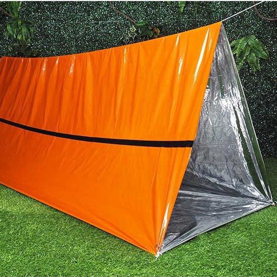 Repus - Nood Tent - Life Bivvy - Lichtgewicht - Emergency Tent - Survival - Outdoor - Musthave - Tent - Reizen - Roadtrip - Warm - Koud - Waterproof van Repus