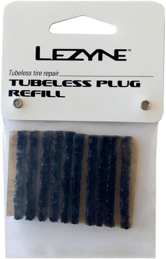 Reserve Rubber - Tubeless Reparatie - Fietsbanden Herstellen - Set van 10 stuks - 8.99 x 13 x 0.99 cm van Merkloos