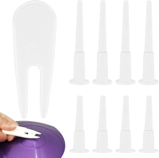 Reserve set - Bal accessoires - Fitnessbal onderhoud - Duurzaam kunststof - 8 stuks - Niet gespecificeerd