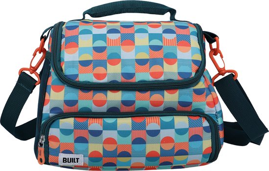 Retro 5 liter koele lunchtas met opbergvak, 11,5 x 17 x 24 cm van Sunware