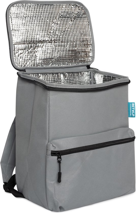 Retulp Fridgebag - Backpack - Koeltas - Gemaakt van koelkast - 14 liter - Grijs van Retulp