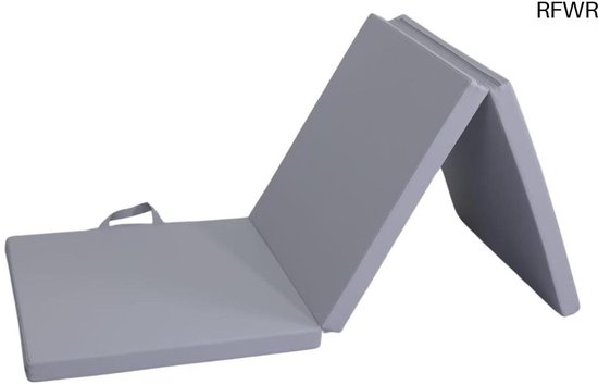 RFWR® Inklapbare drievoudige gymnastiekmat 180 x 60 x 5 cm - Zachte trainingsmat voor kinderen en volwassenen van RFWR