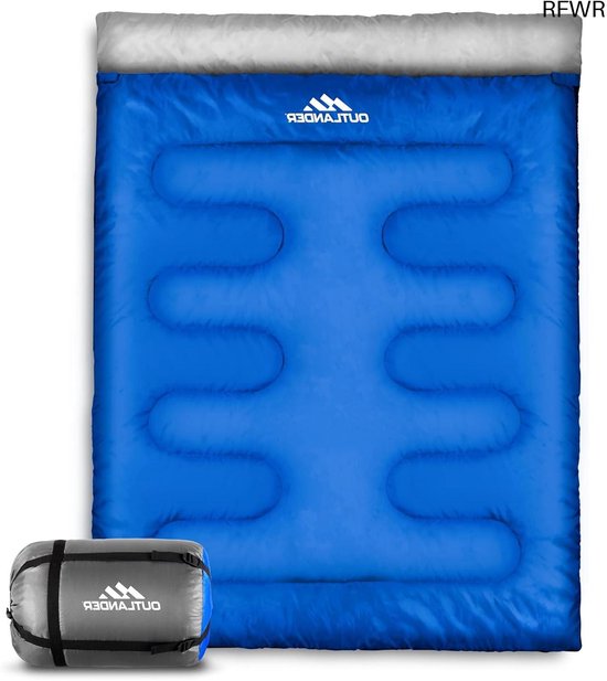 RFWR® Lichtgewicht waterdichte slaapzak voor volwassenen en kinderen, 3 seizoenen, perfect voor kamperen en wandelen