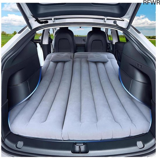 RFWR® Opblaasbaar Auto Luchtmatras voor 2 Personen - Draagbaar en Comfortabel Kampeermatras
