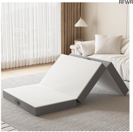 RFWR® Opvouwbaar Vouwmatras 75x195 cm - Comfortabel, Ruimtebesparend en Ideaal voor Gasten en Kamperen van RFWR