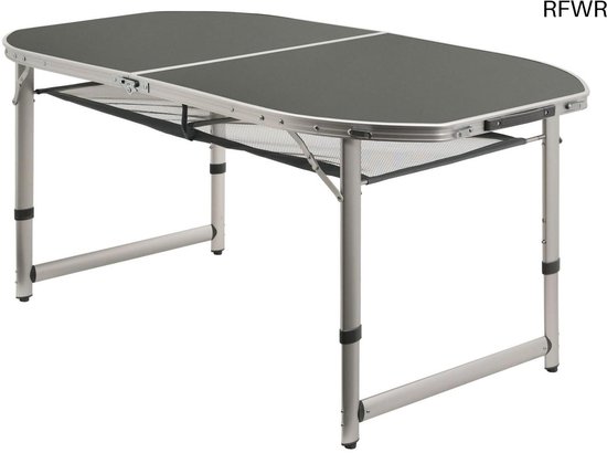 RFWR® Opvouwbare aluminium klaptafel - 150 x 80 cm - veelzijdig voor camping en tuin