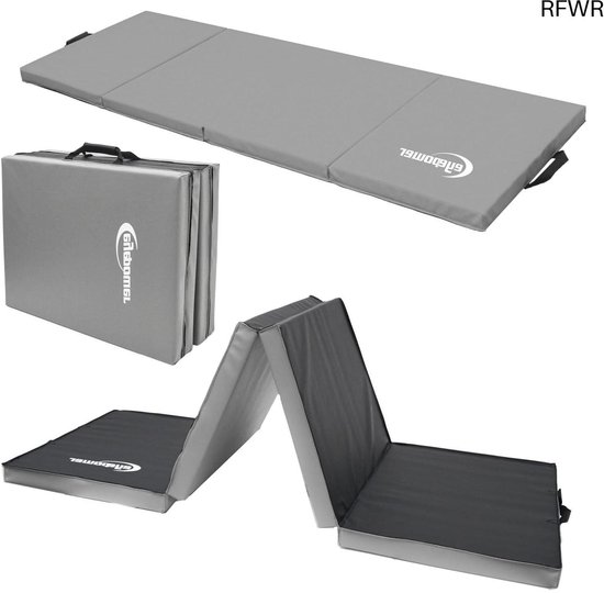 RFWR® Opvouwbare Gymnastiekmat 180x60 cm - 5 cm Dikte, Zachte Vloermat voor Thuis, Kinderen en Sport van RFWR