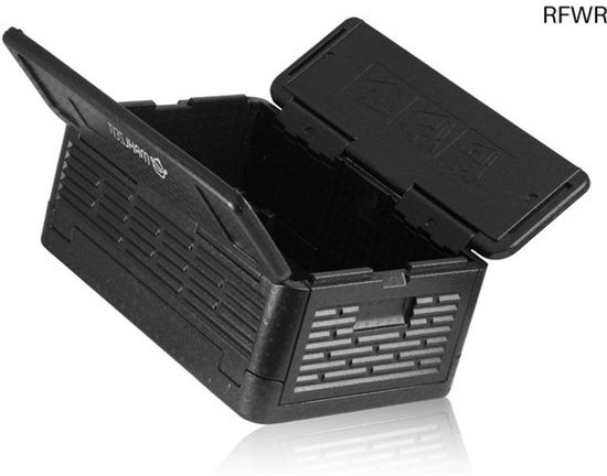 RFWR® Opvouwbare Thermobox voor Eten - 60 x 40 x 25,5 cm - Isolerende Koelbox voor Warm en Koud Vervoer