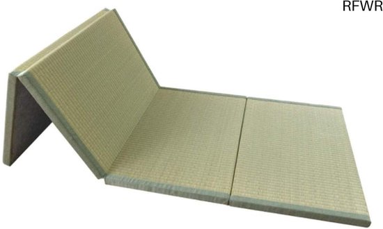 RFWR® Traditionele Japanse tatami mat en futonmatras - Stevig en comfortabel voor bed, meditatie, yoga en zenruimte - 3,5 cm dik van RFWR