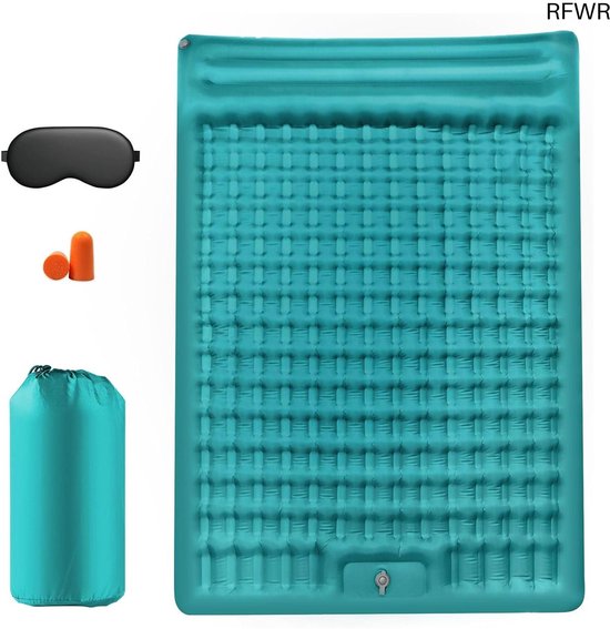 RFWR® Zelfopblazende Campingmat voor 2 Personen - Isolerend en Opvouwbaar van Merkloos