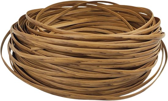Rieten Reparatie Set - PE Rotan Tape - Meubels Herstellen - Waterproof Strips - 120 Meter - Lichtbruin