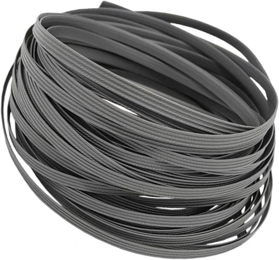 Rieten Reparatieset - Vlechtwerk Materiaal - Meubels Herstellen - UV-Bestendig - 366 meter - Grijs