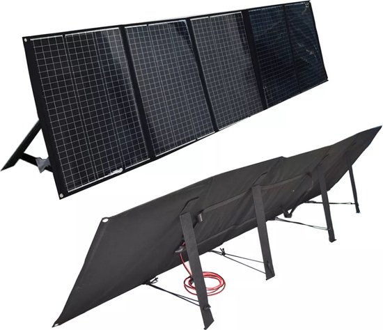 Rise Up - 21V Lader Panel - 120w Camping Vouwen - 120 watt Opvouwbare - 21V Lader Panel Draagbare Opladers - 120w Camping Vouwen - Zonnepanelen van Allpowers®