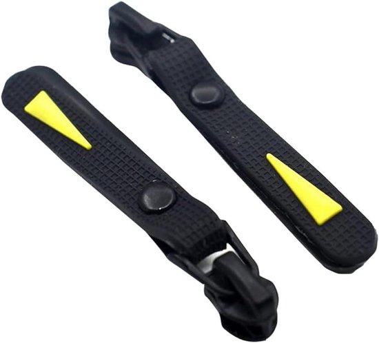 Rits Reparatie Kit - Ritsonderdelen - Kleding Maken - Inclusief Bandjes - 2 Stuks - Zwart