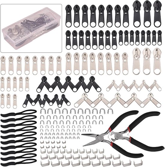 Rits Reparatie Kit - Slider Rescue Tool - Kleding Tas Tent - Universeel Instant Fix - Praktisch Duurzaam - Nr. 4 van Merkloos