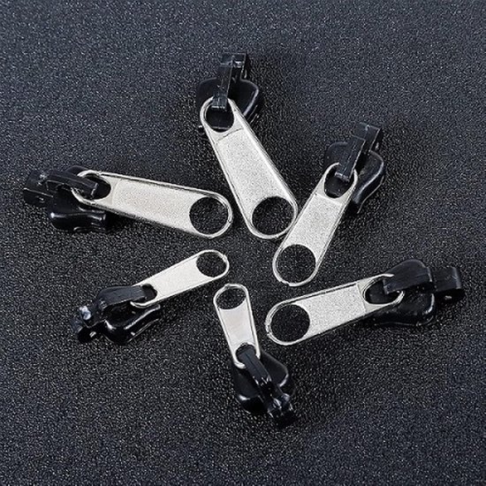 Rits Reparatie Kit - Universele Ritsen - Kleding Zakken - Sterk Stevig Staal - 3cm 3.4cm 3.6cm - Zilver van Merkloos