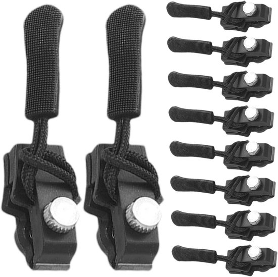 Rits reparatiekit - Ritsen vervangen - Kleding repareren - Universeel toepasbaar - 10 stuks - Metaal van Merkloos