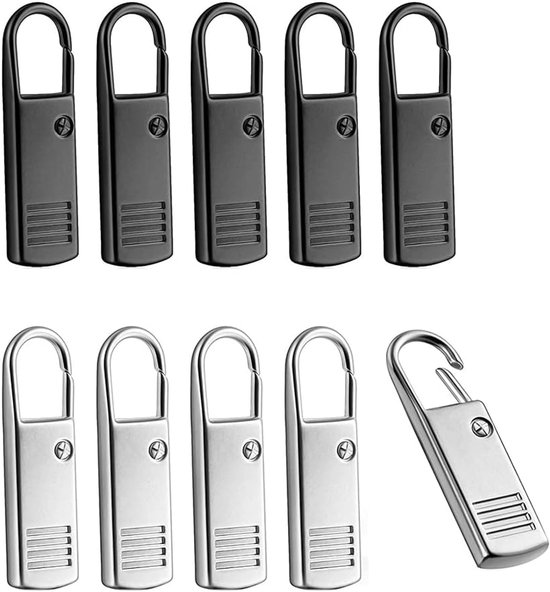 Ritsvervangers - Trekkoord reparatie - Bagage repareren - Met ingebouwde veer - 10 stuks - Gemengd