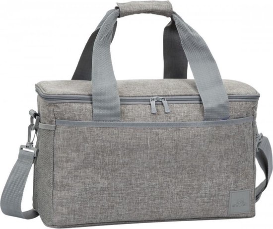Rivacase 5726 Torngat - Koeltas 23L - 24x500ml Blikjes - Stof-/Waterbestendig - Lekt Niet - Grijs van Merkloos