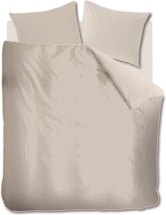 Rivièra Maison - Bambu dekbedovertrek - Eenpersoons - 140x200/220 cm - Zand