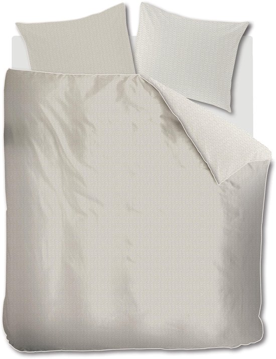 Rivièra Maison - Bambu dekbedovertrek - Lits-Jumeaux - 240x200/220 cm - Zand van Riviera Maison