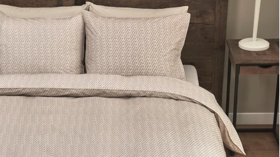Riviera Maison Bambu dekbedovertrek - Tweepersoons - 200x200/220 - Zand
