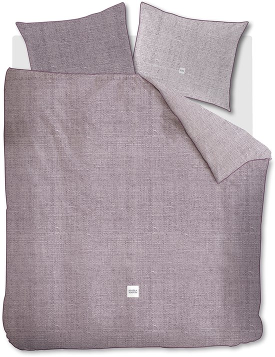 Rivièra Maison - Coughton Court dekbedovertrek - Effen - Lits-Jumeaux - 240x200/220 cm - Lichtpaars van Merkloos