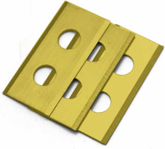 Robotmaaier mesjes titanium geschikt voor Worx Landroid L2000 WR155E - 6 stuks van Vervan