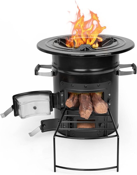 Rocket Stove - Camping Kachel - Camping Kooktoestel - Campingkooktoestellen - Camping Kookset - Buiten Koken