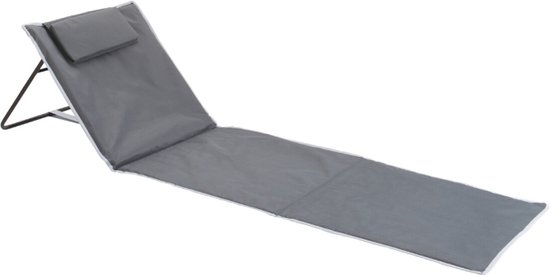 Rocktrail ligmat met rugleuning - Inclusief opbergtas van Merkloos