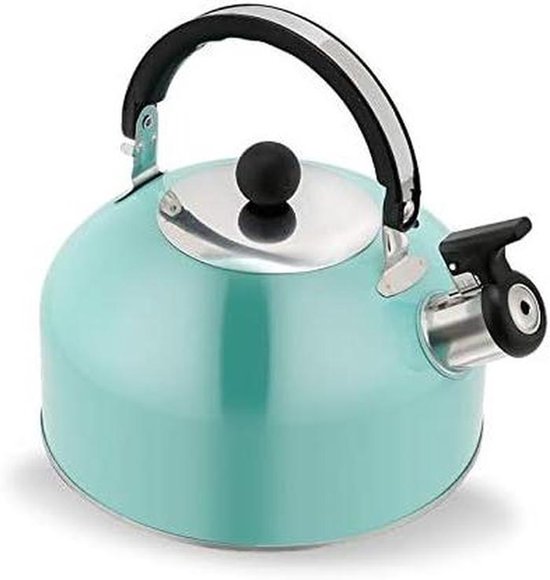 Roestvrijstalen Fluitketel - Waterkoker Camping - Water Koken - Dubbellaags Anti-verbranding - Grote Capaciteit - Rood