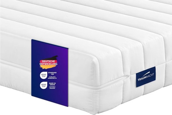 Rolmatras Comfort - Slaapmatras - Ontspannen Slapen - Inclusief Hoes - 80 x 200 cm - Wit van Merkloos