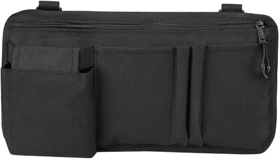 Rolstoel Organizer - Reis Tas - Spullen Meenemen - Morsbestendig Ontwerp - 355 x 19 cm - Zwart