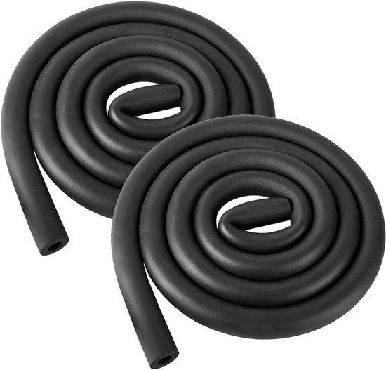 Ronde foam isolatie voor verwarmingsbuizen, 1,7 m lang, 16 mm diameter, geschikt voor waterleidingen en fitnessapparatuur, isolatie voor koper- en verwarmingsbuizen