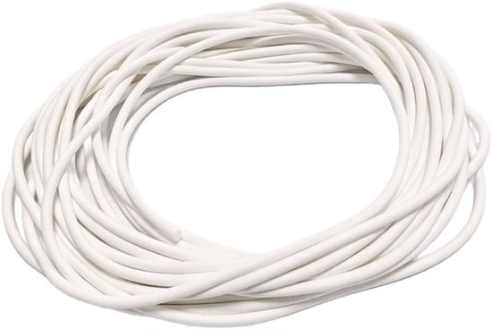 Ronde Siliconeschuim Afplakstrip van 2mm - 10m voor Naadafdichting, Deuren en Muren, Ideaal voor Klussen en Isolatie van Merkloos