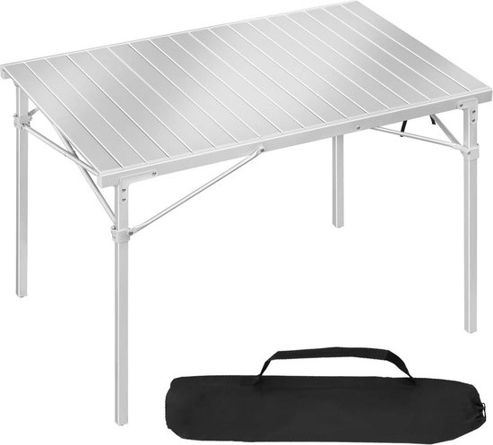 Rootz Campingtafel - Klaptafel - Opvouwbare buitentafel - Aluminium frame - 69cm x 70cm x 104cm van Rootz