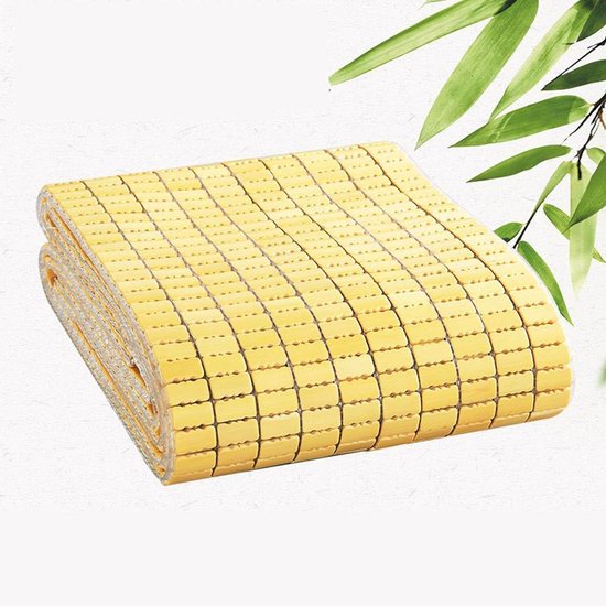 Rotan Bedmat - Bamboe Matras - Comfortabele Slaap - Ademend Oppervlak - 70x150 cm - Natuurlijk