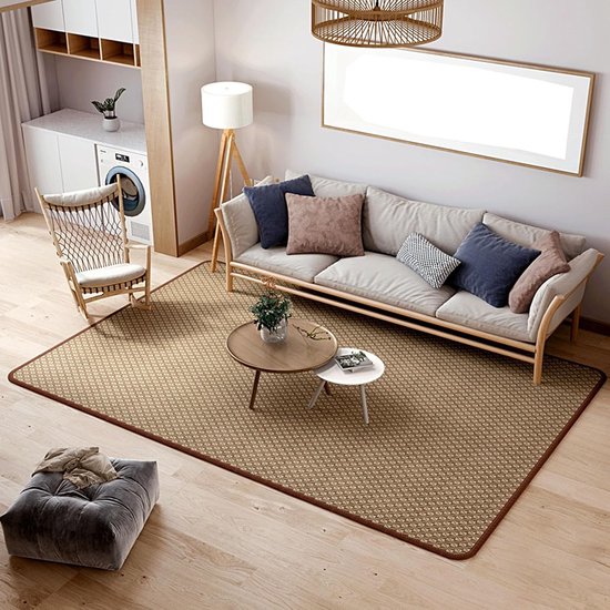 Rotan Vloerkleed - Japanse Mat - Ontspanning en Slaap - Ademend en Koel - 150 x 200 cm - Natuurlijk