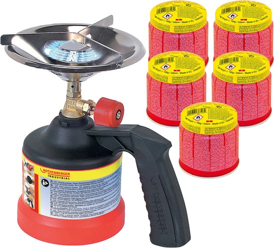ROTHENBERGER Campingkooktoestel Industrial Scout incl. 5x C200 pa... van Rothenberger