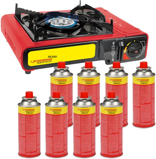 ROTHENBERGER Industrieel campingfornuis Gourmet Piezo RS 220 incl...