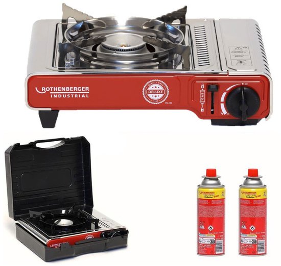 ROTHENBERGER Industriekooktoestel 2,2 kW Deluxe RS 220 incl. 2x R... van Rothenberger