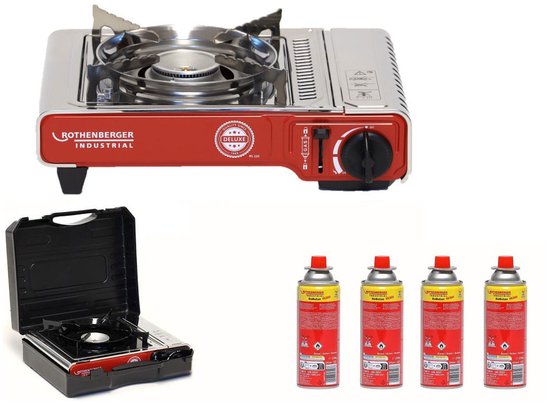 ROTHENBERGER Industriekooktoestel 2,2 kW Deluxe RS 220 incl. 4x R...
